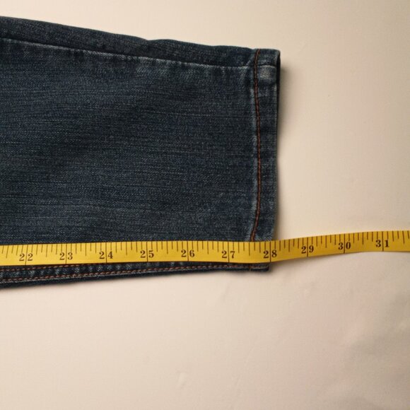 Jones New York Jeans Size 12 Lexington Ankle High Rise Tapered Leg Medium Wash - Picture 9 of 10